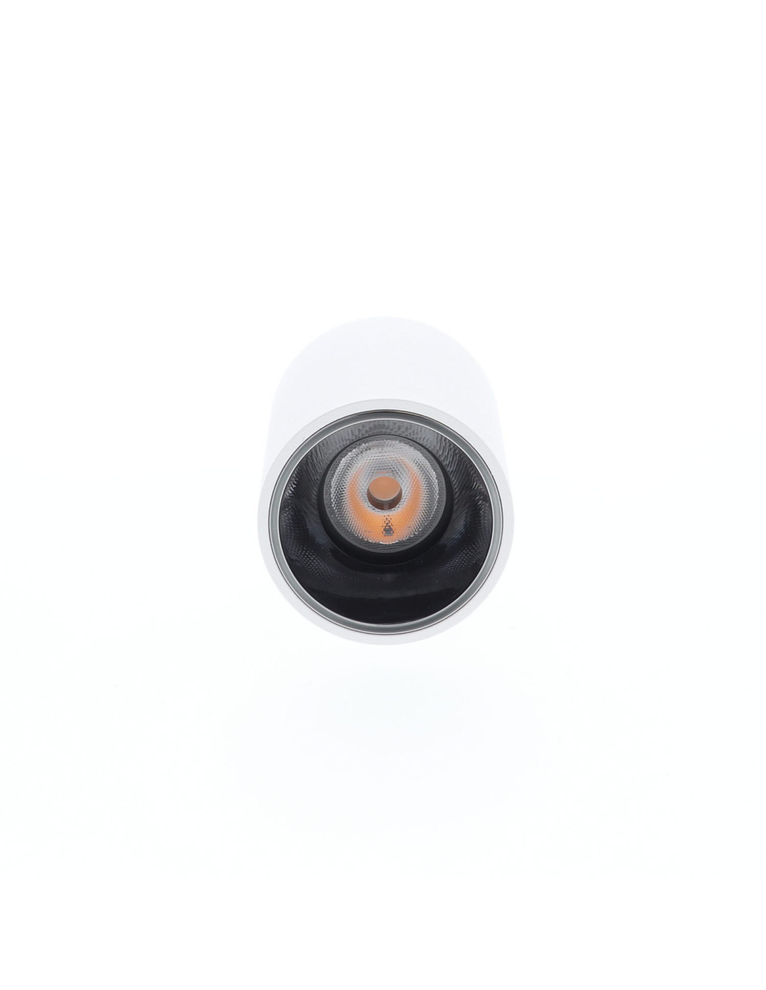 HAPPY 1 7W 3000K 600Lm 40° DIM BLANC MAT - CHROME NOIR