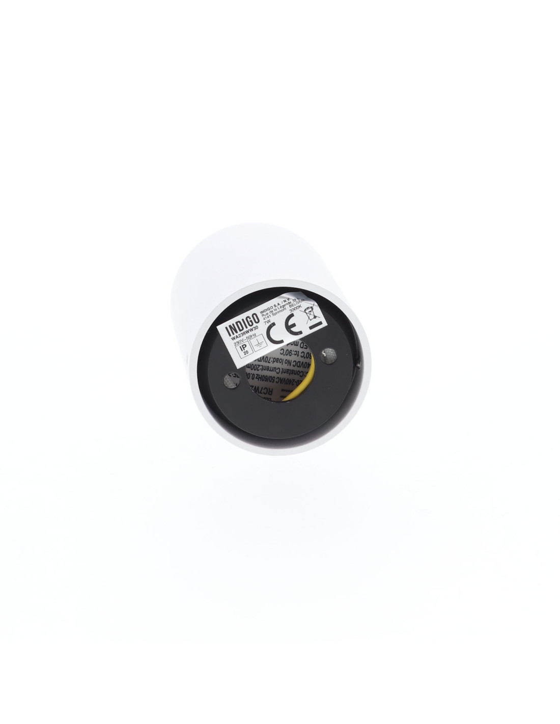 HAPPY 1 7W 3000K 600Lm 40° DIM BLANC MAT - CHROME NOIR