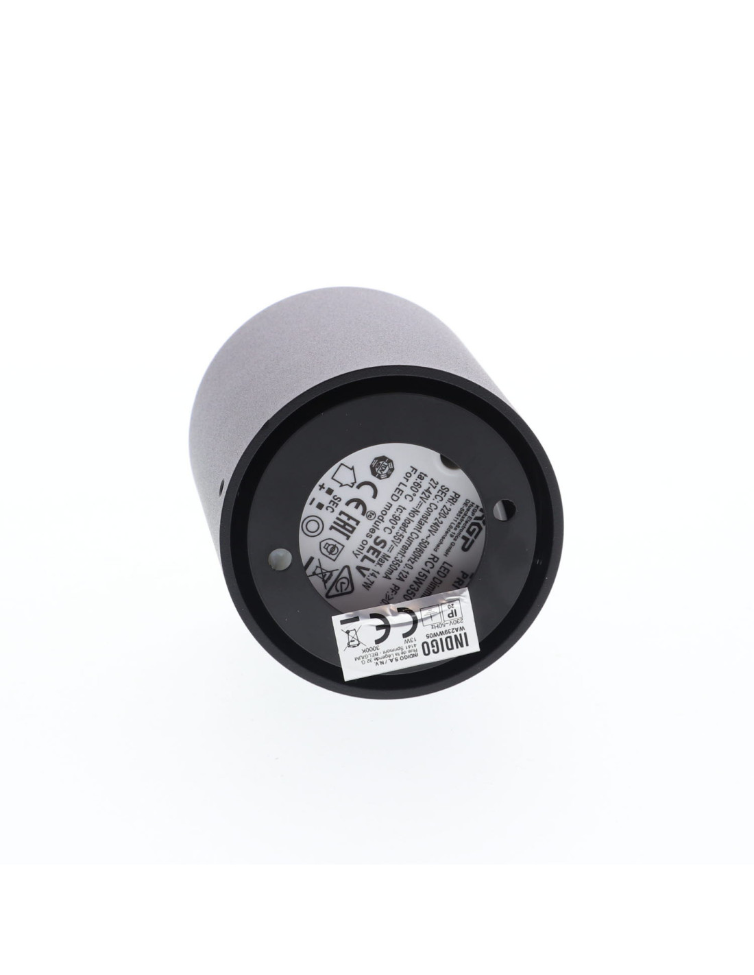 HAPPY 2 13W 3000K 1155Lm 40° DIM NOIR MAT - ARGENT