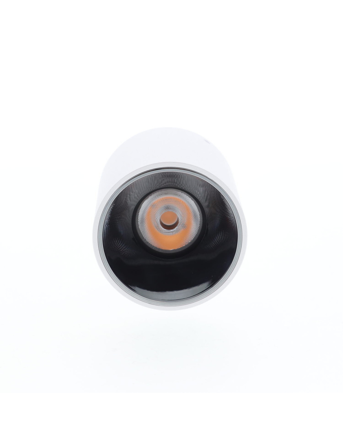 HAPPY 2 13W 3000K 1155Lm 40° DIM BLANC MAT - CHROME NOIR