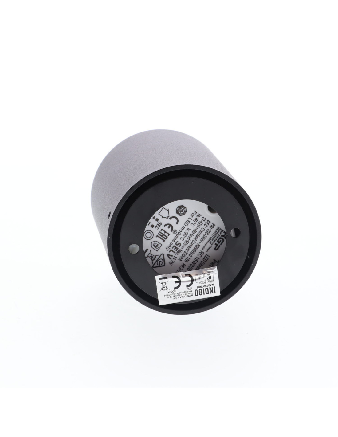 HAPPY 2 13W 3000K 1155Lm 40° DIM NOIR MAT - CHROME NOIR