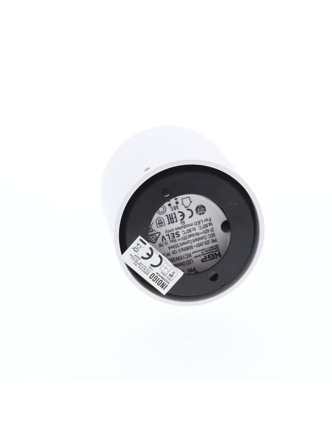 HAPPY 2 13W 3000K 1155Lm 40° DIM BLANC MAT - ARGENT