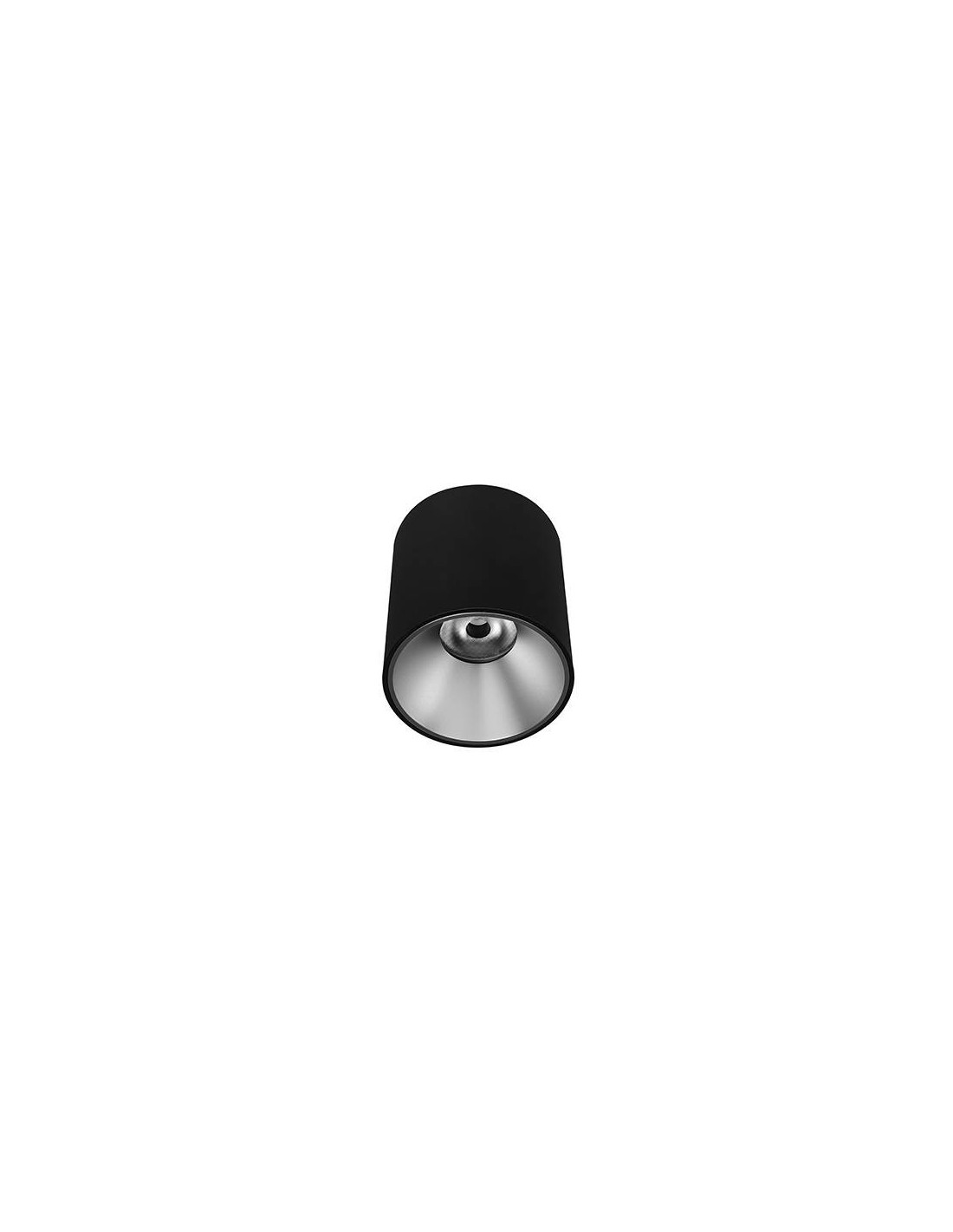 HAPPY 3 18W 3000K 1570Lm 40° DIM NOIR MAT - ARGENT