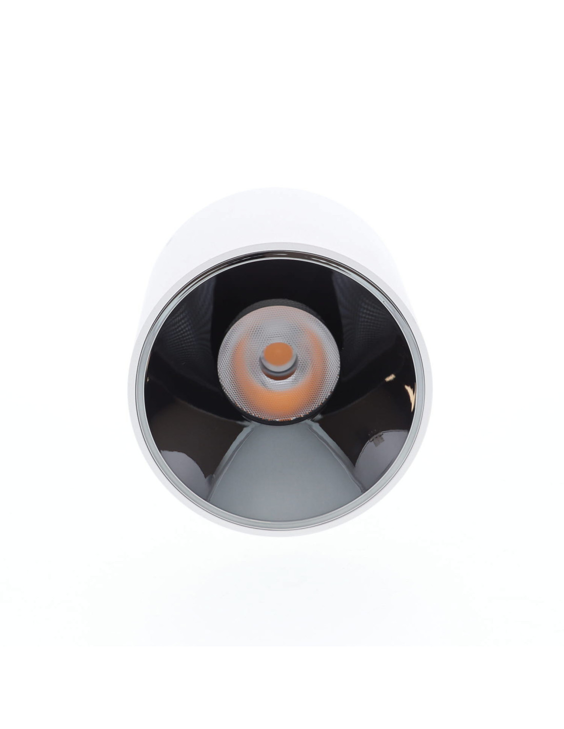 HAPPY 3 18W 3000K 1570Lm 40° DIM BLANC MAT - CHROME NOIR