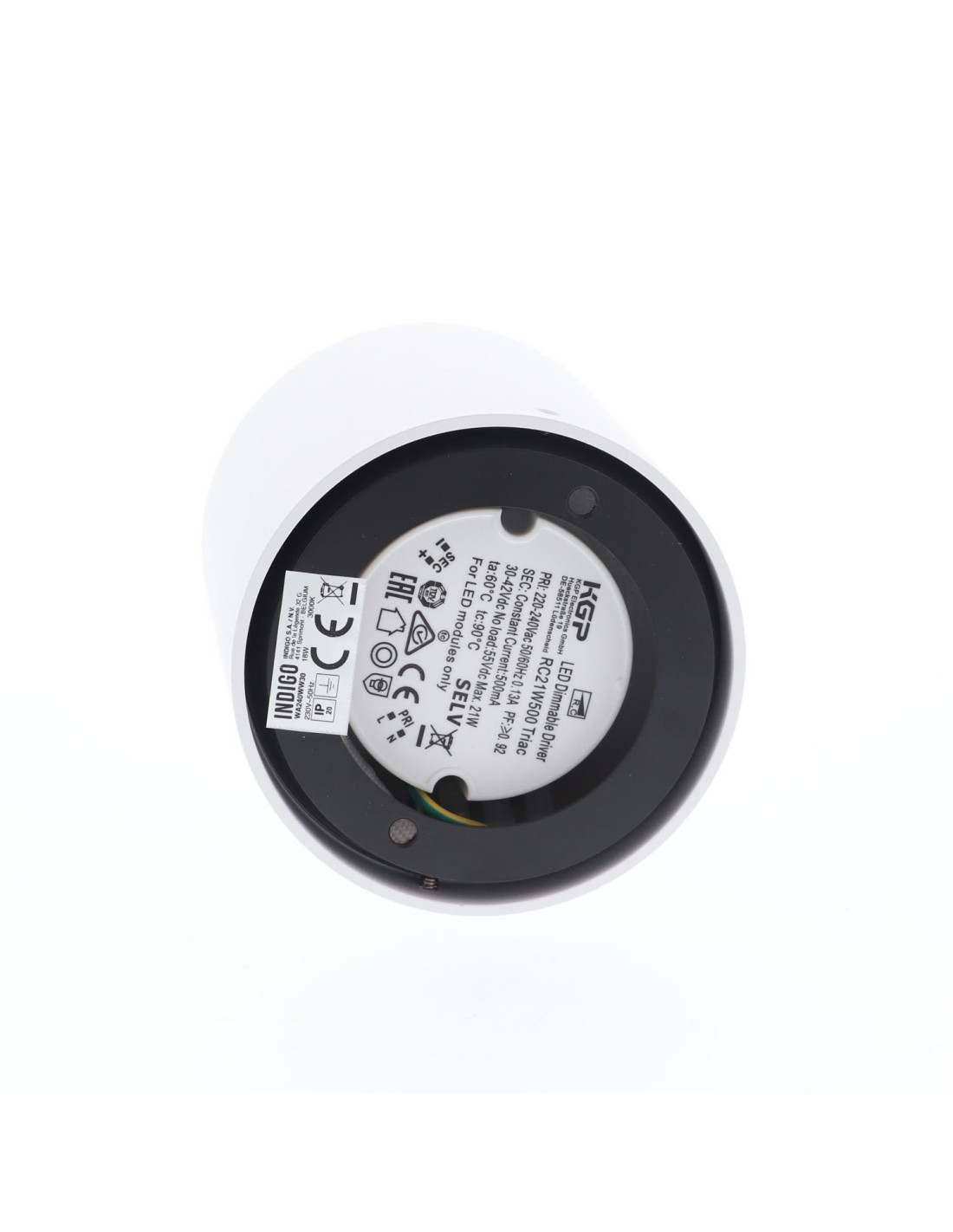 HAPPY 3 18W 3000K 1570Lm 40° DIM BLANC MAT