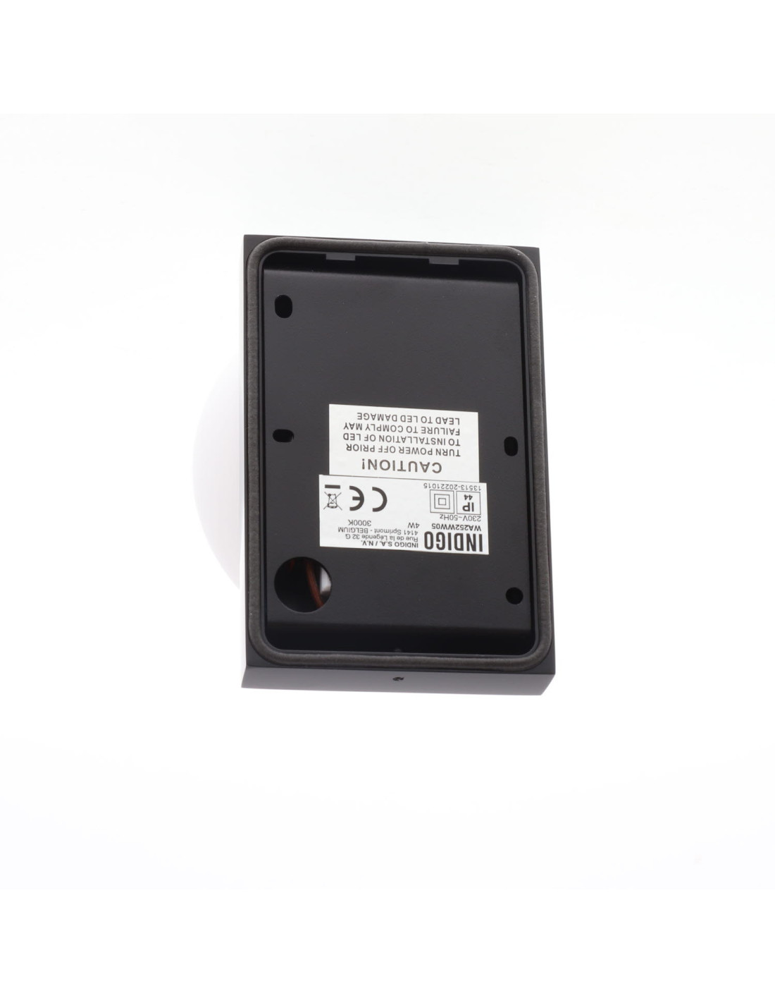 ELLA 4W 375Lm 3000K IP44 180° NOIR MAT