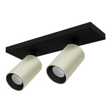 AUREA 2 C 2x6W 2x715Lm 38° DIM NOIR MAT - CHAMPAGNE