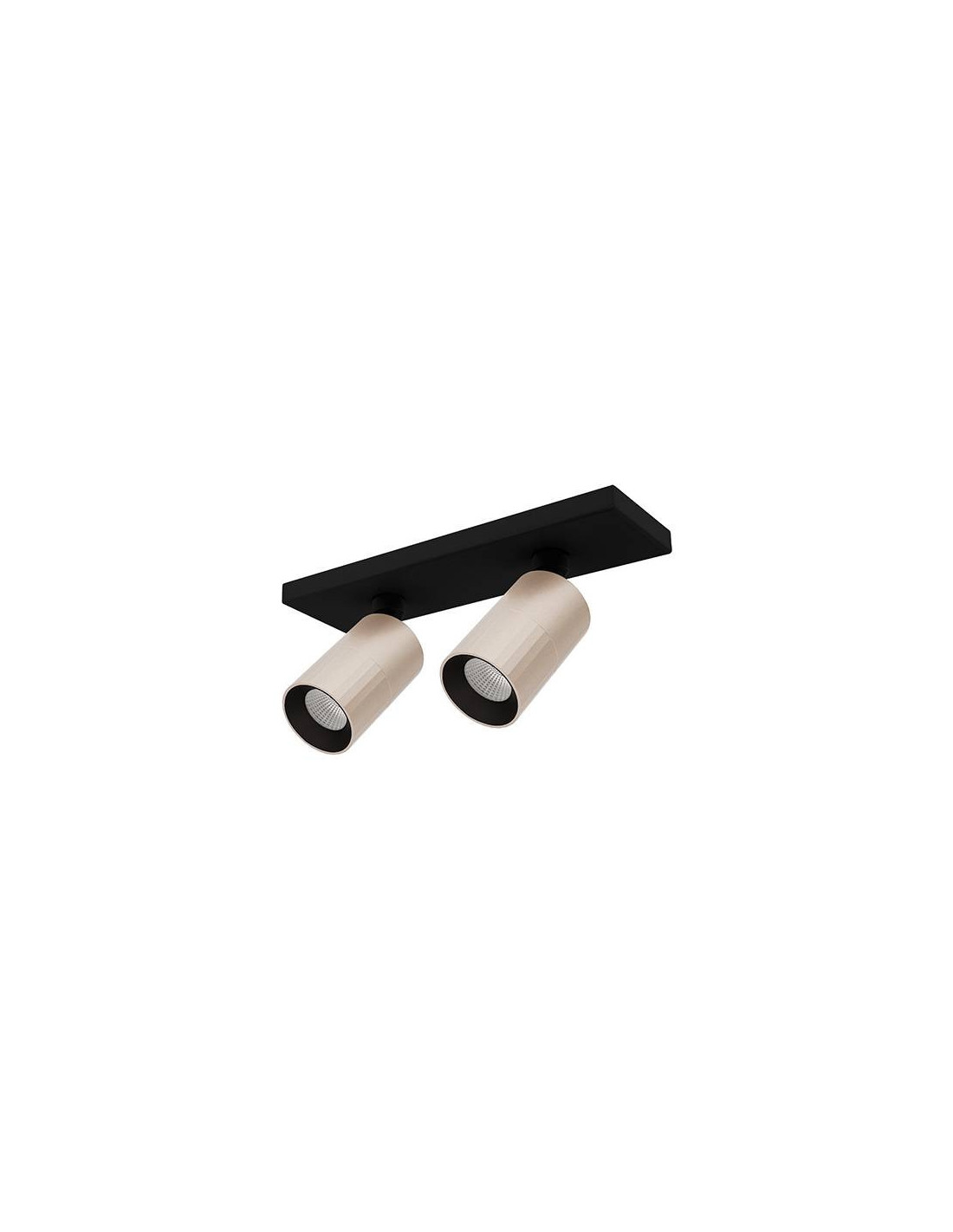 AUREA 2 C 2x6W 2x715Lm 38° DIM NOIR MAT - ROSE