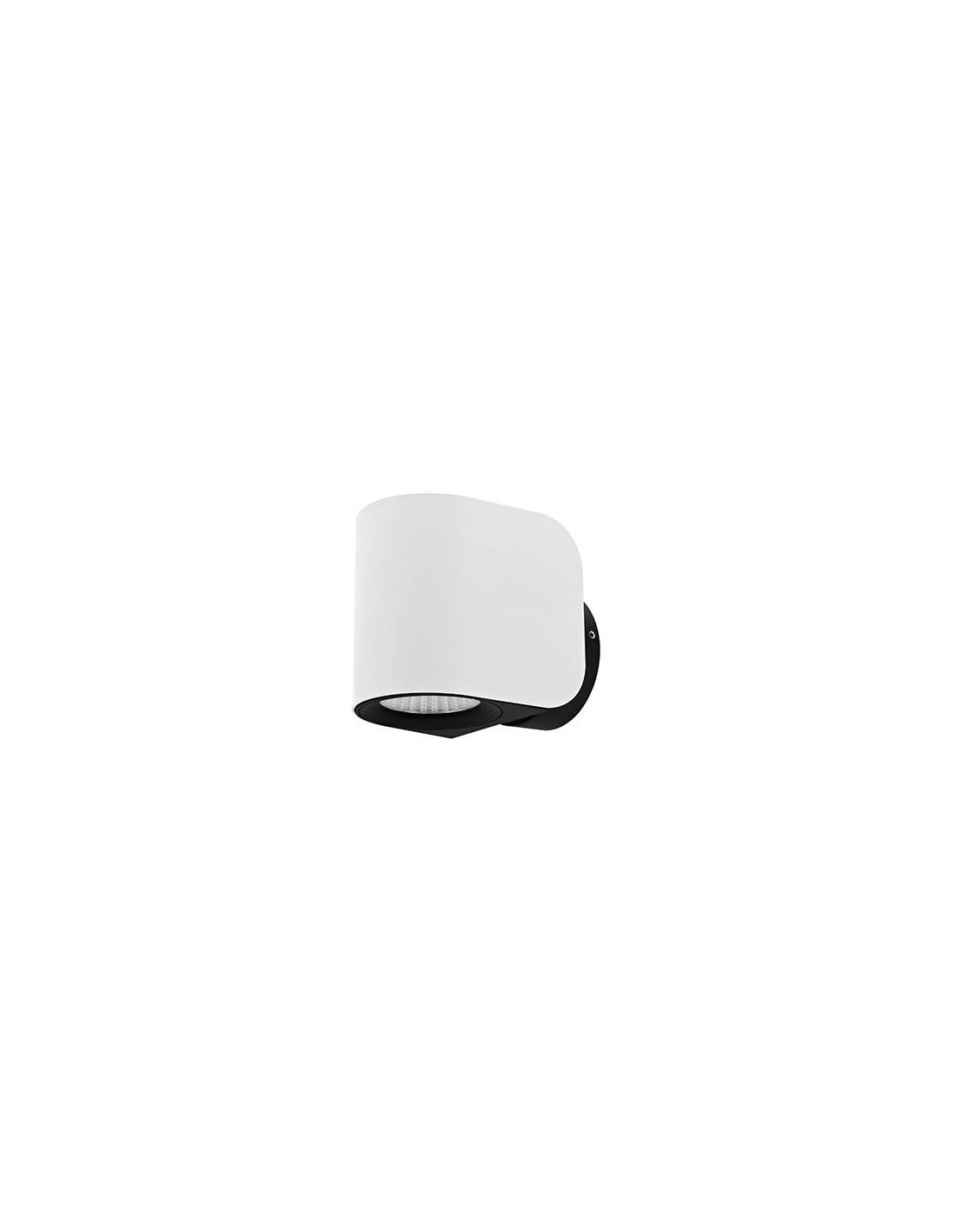 SNOOP 10W 1050Lm 38° IP54 DIM NOIR MAT - BLANC MAT