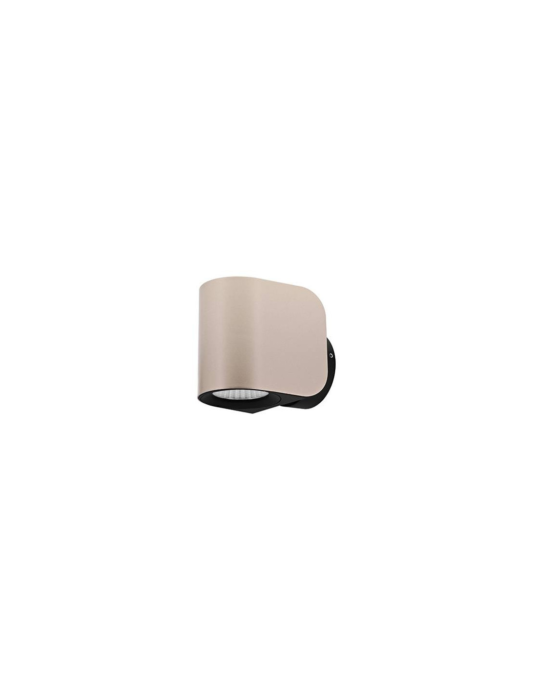SNOOP 10W 1050Lm 38° IP54 DIM NOIR MAT - ROSE