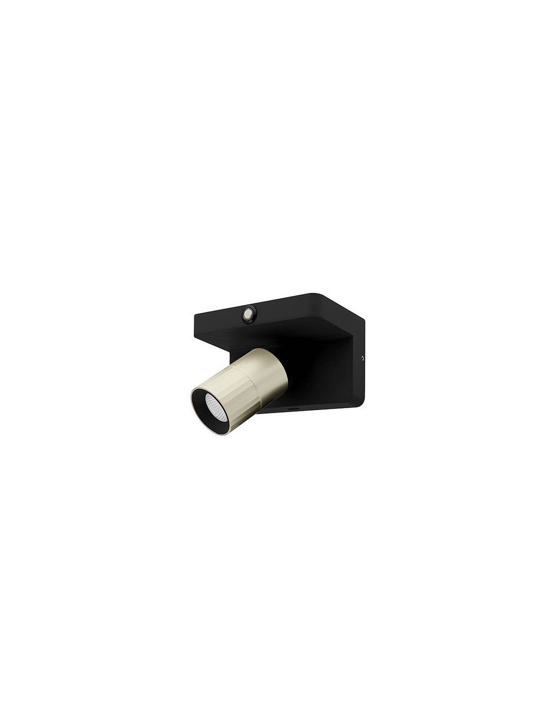 AUREA 4 W 7W 625Lm 38° DIM NOIR MAT - CHAMPAGNE