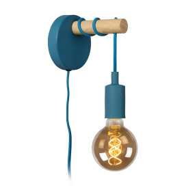 POLA - Applique murale Chambres d'enfant - 1xE27 - Bleu