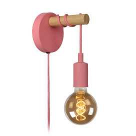 POLA - Applique murale Chambres d'enfant - Ø 12 cm - 1xE27 - Rose