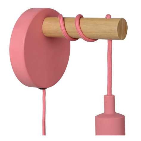 POLA - Applique murale Chambres d'enfant - Ø 12 cm - 1xE27 - Rose