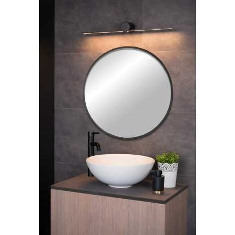 MIZAR - Applique murale Salle de bains - LED - 1x6W 2700K - IP44 - Noir