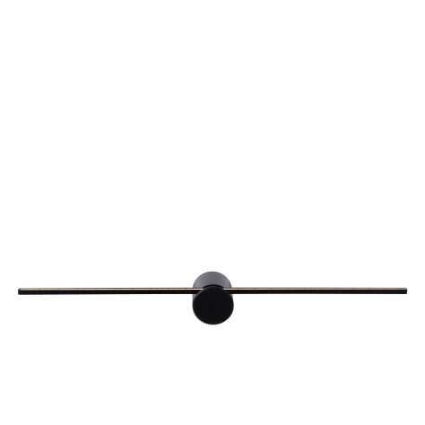 MIZAR - Applique murale Salle de bains - LED - 1x6W 2700K - IP44 - Noir