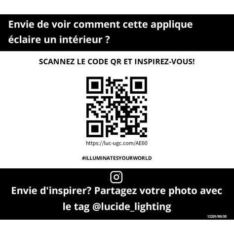 MIZAR - Applique murale Salle de bains - LED - 1x11W 2700K - IP44 - Noir