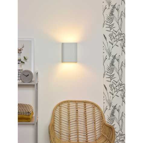 OVALIS - Applique murale - 2xE14 - Blanc