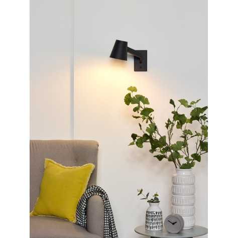 MIZUKO - Applique murale - 1xE14 - Noir