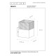 RENATE - Applique murale - 1xE27 - Or Mat / Laiton