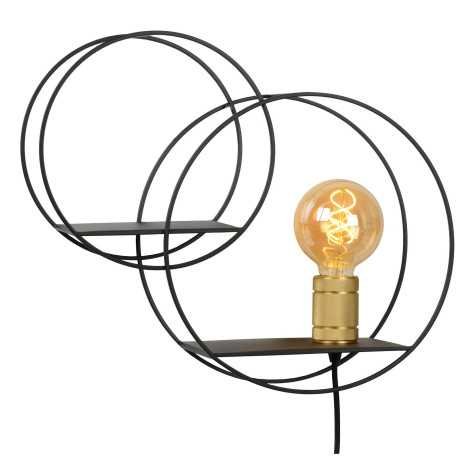 CIRCLE - Applique murale - 1xE27 - Noir