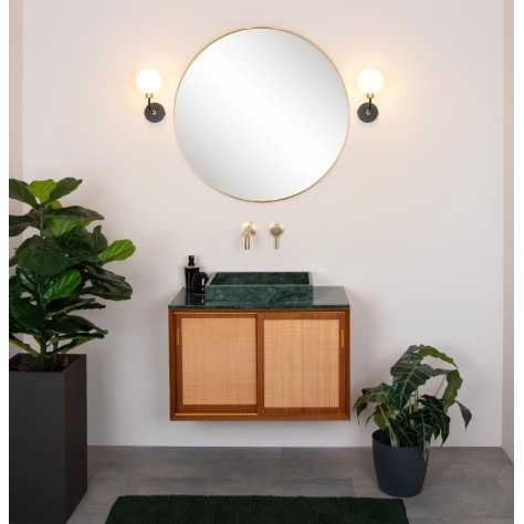 BEREND - Applique murale Salle de bains - 1xG9 - IP44 - Noir