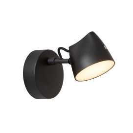 MILNE - Applique murale - LED Dim. - 1x6W 2700K - Noir