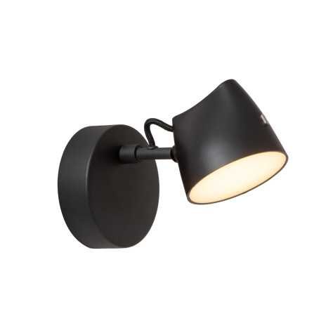 MILNE - Applique murale - LED Dim. - 1x6W 2700K - Noir