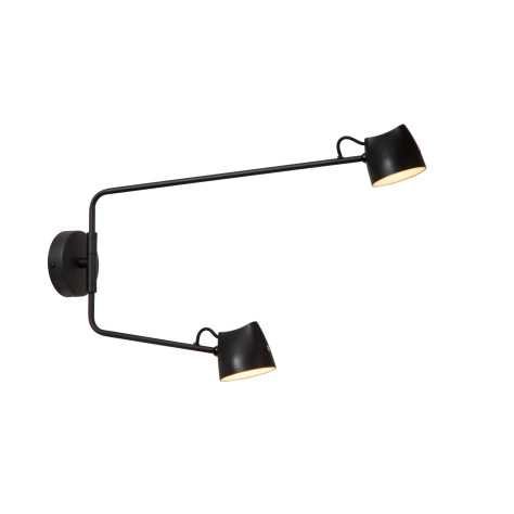 MILNE - Applique murale - LED Dim. - 2x6W 2700K - Noir