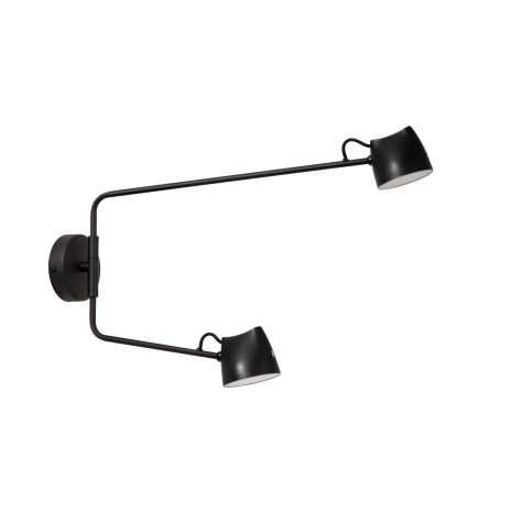 MILNE - Applique murale - LED Dim. - 2x6W 2700K - Noir