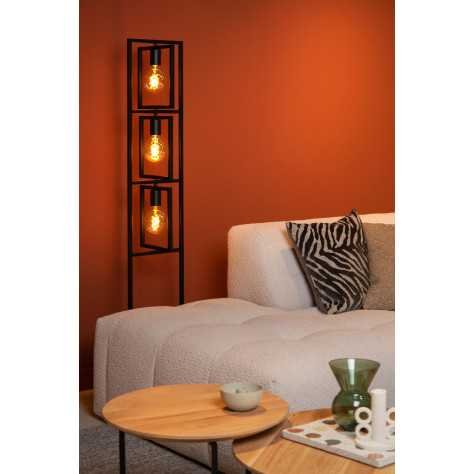 LUUK - Lampadaire - 3xE27 - Noir