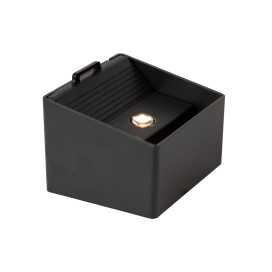 JAXX - Spot mural / Applique mural Intérieur/Extérieur Rechargeable - Batterie/Piles - LED - 1x1,2W 3000K - IP44Détecte