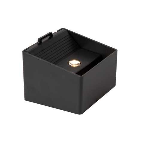 JAXX - Spot mural / Applique mural Intérieur/Extérieur Rechargeable - Batterie/Piles - LED - 1x1,2W 3000K - IP44Détecte