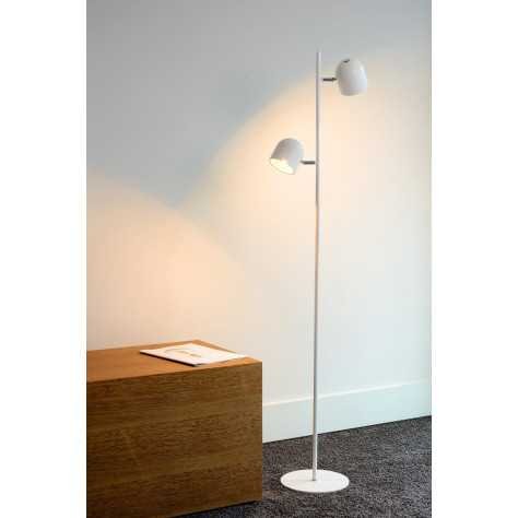 SKANSKA - Lampadaire - LED Dim. - 2x5W 3000K - Blanc