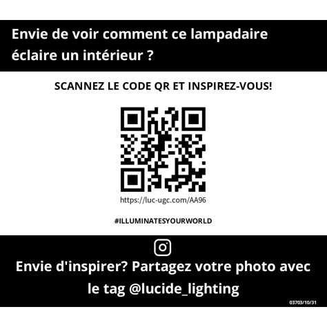 SKANSKA - Lampadaire - LED Dim. - 2x5W 3000K - Blanc