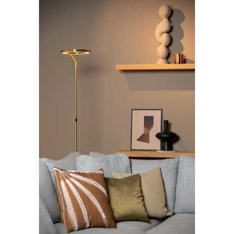 CELESTE - Lampadaire - Ø 28 cm - LED Dim. - 1x21W 2700K - Or Mat / Laiton