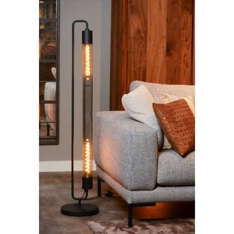 CALIXT - Lampadaire - 2xE27 - Noir