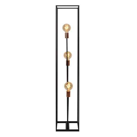 ARTHUR - Lampadaire - 3xE27 - Noir