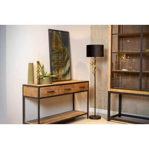 EXTRAVAGANZA CHIMP - Lampadaire - Ø 35 cm - 1xE27 - Noir