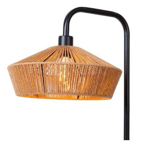 YUNKAI - Lampadaire - Ø 40 cm - 1xE27 - Naturel