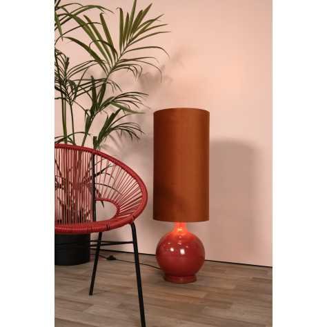 ESTERAD - Lampadaire - Ø 34 cm - 1xE27 - Orange
