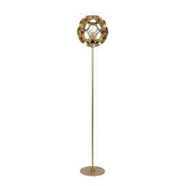 HANNELORE - Lampadaire - Ø 30 cm - 1xE27 - Or Mat / Laiton 2