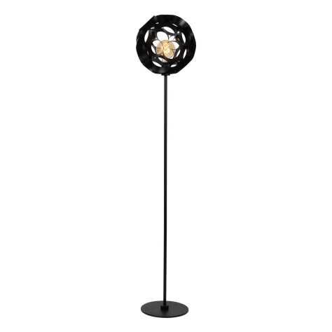 HANNELORE - Lampadaire - Ø 30 cm - 1xE27 - Noir