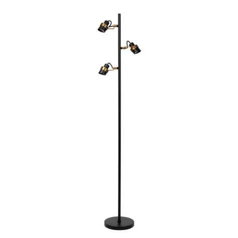 TUNDRAN - Lampadaire - 3xGU10 - Noir