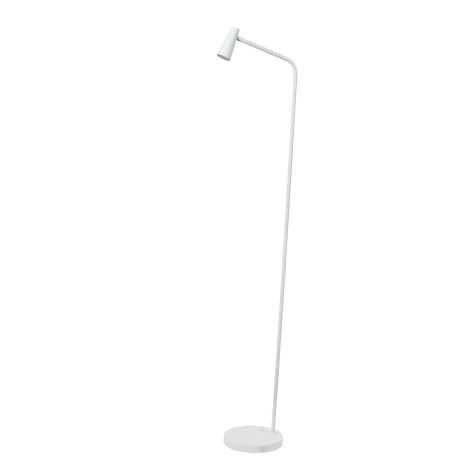 STIRLING - Lampadaire Rechargeable - Batterie/Piles - LED Dim. - 1x3W 2700K - 3 StepDim - Blanc