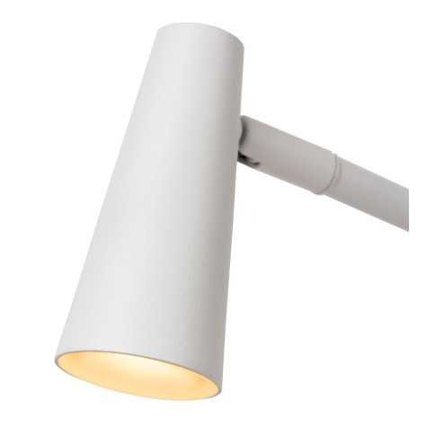 STIRLING - Lampadaire Rechargeable - Batterie/Piles - LED Dim. - 1x3W 2700K - 3 StepDim - Blanc