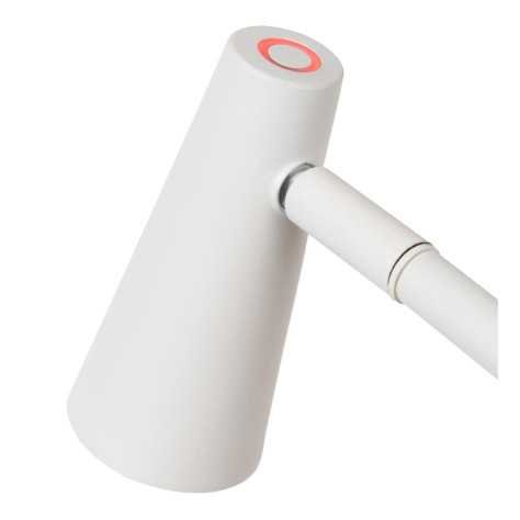 STIRLING - Lampadaire Rechargeable - Batterie/Piles - LED Dim. - 1x3W 2700K - 3 StepDim - Blanc