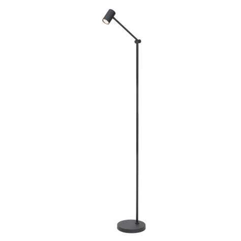 TIPIK - Lampadaire Rechargeable - Batterie/Piles - LED Dim. - 1x3W 2700K - 3 StepDim - Noir