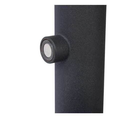 TIPIK - Lampadaire Rechargeable - Batterie/Piles - LED Dim. - 1x3W 2700K - 3 StepDim - Noir