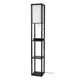 MENNO - Lampadaire - 1xE27 - Avec chargeur sans fil - Noir 2